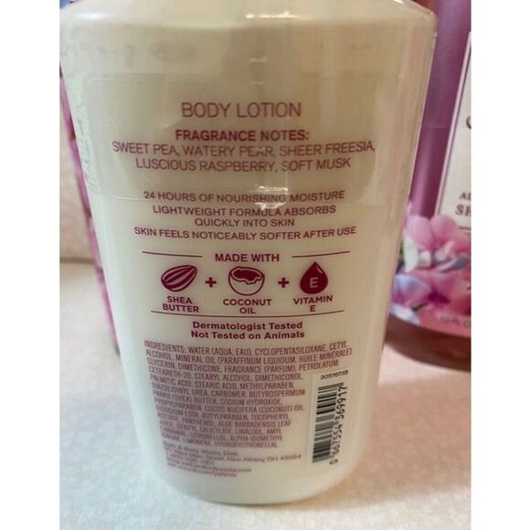 Bath and Body Works  SWEET PEA 4 PC Set - Picture 2 of 6